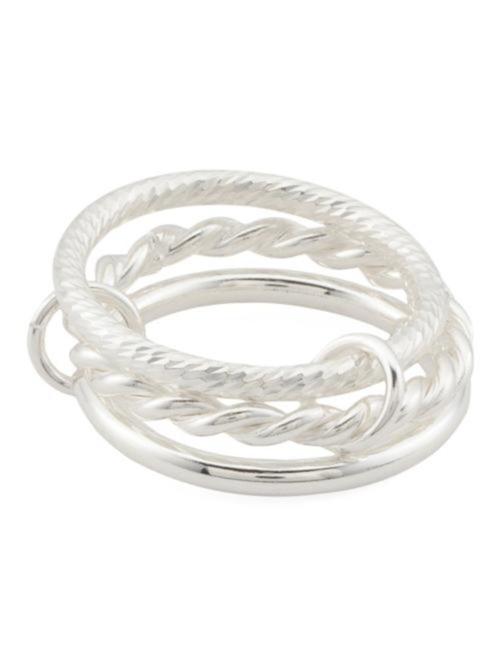 MIA FIORE Made In Italy Sterling Silver Polished Twisted Spinello Ring
